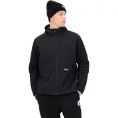 Mons Royale Mens Canyon Merino Insulated Hooded Jacket black (1) L
