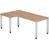 Hjh OFFICE PRO QUEO 82 S - 200 x 120 Nussbaum höhenverstellbar
