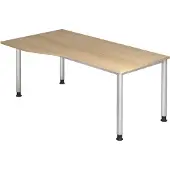 Hjh OFFICE PRO HILO 18 S - 180 x 100 Eiche höhenverstellbar