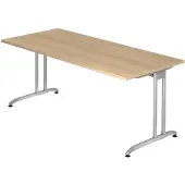 Hjh OFFICE PRO BELA 19 S - 180 x 80 Eiche