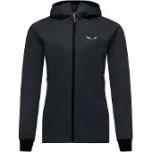 Salewa - Women's Sella Crevasse Hooded Jacket - Fleecejacke Gr 36 schwarz