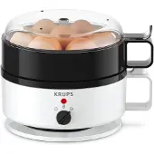Krups Eierkocher Ovomat Super, Koch- und Warmhaltefunktion, Komfortabler Eierkocher für bis zu 7 Eier, 1 Stück