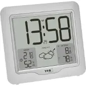 TFA-Dostmann 35.1164.02, Weiß, Innen-Hygrometer, Innen-Thermometer, Außen-Hygrometer, Außen-Thermometer, Hygrometer, Regenfall, Thermometer, Barometer, Hygrometer, Thermometer, Kunststoff, 10 - 99%