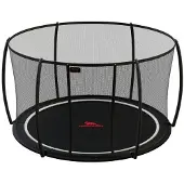 Dino cars Trampolin Flat Level Bodentrampolin 430 cm schwarz