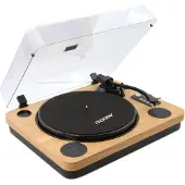 Metronic MOOOV 477361 Bluetooth Schallplattenspieler mit integrierten Lautsprechern, USB-