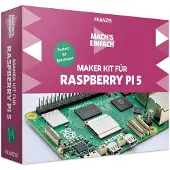 Franzis 67219 - Mach's einfach Maker Kit für Raspberry Pi 5 - Perfekt für Einsteiger