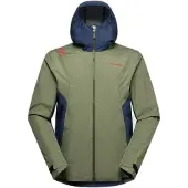 La Sportiva Discover Shell Jkt M, Cypress/Night Sky, S, ZAHJ019E47B46S, Mountain Hiking Herren Technische Jacke -