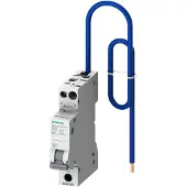 Siemens 5SV6016-7KP25 Brandschutzschalter-LS-Kombi 230V, 6kA, 1+N, C, 25A kompakt (1TE) Pigtail 5SV60167KP25