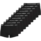 Jack & Jones Herren - Einfarbige Boxer-Trunks Zehnerpack - Schwarz