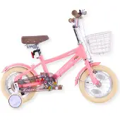 Buxibo - Kinderfahrrad für Mädchen - Luna - 12 Zoll - rosa