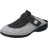 Finn Comfort Antholz Damen Clog Hausschuhe grau Filz - Größe: 40