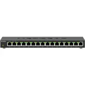 Netgear GS316, Unmanaged, L2, Gigabit Ethernet (10/100/1000), Wandmontage