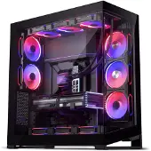 Phanteks NV9 MKII, Full Tower, PC, Schwarz, EATX, ATX, Mini-ITX, micro ATX, Stahl, Gehärtetes Glas, Aluminium, Acrylnitril-Butadien-Styrol (ABS), Multi