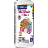 Magna-Tiles - microMAGS Gingerbread House 24-Piece Travel Set (90492)