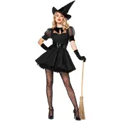 Leg avenue Sexy Hexe schwarz