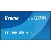Iiyama LH5566UHSB-B1AG, Digital Signage Flachbildschirm, 139,7 cm (55"), LCD, 3840 x 2160 Pixel, WLAN, 24/7