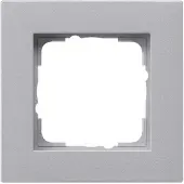 Gira 0211255 Abdeckrahmen 1f flach E2 F Alu 211255
