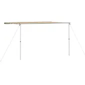 vidaXL Wohnwagen-Markise 3,6x2,5x2,15 m Beige