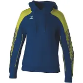 Erima Damen EVO STAR Kapuzensweat 1072431 34 - New Navy/Lime - 34