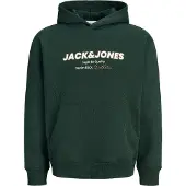 Jack & Jones Kapuzensweatshirt "JJABBO SWEAT HOOD", Baumwollmischung, locker geschnitten