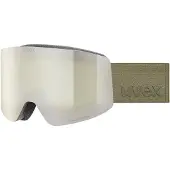 Uvex Provoqe black matt mirror platin-green one size