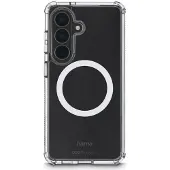 Hama Smartphone-Hülle "Handyhülle mit D3O-Technologie für Samsung Galaxy S26 FE", transparent, Hüllen, D3O-Technologie, Fallschutz bis 3,5 m, Magnetring, Qi2-kompatibel, Smartphone-Hülle