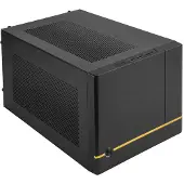 Silverstone SUGO 14, Cube, PC, Schwarz, Mini-DTX, Mini-ITX, Kunststoff, Stahl, 24 cm