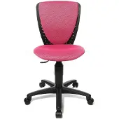 Topstar Kinderdrehstuhl High S'cool, 70570BB10 pink, schwarz Stoff