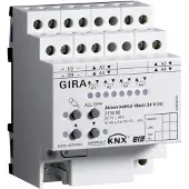 Gira Jalousieaktor 4fach 24VDC KNX/EIB REG 215400