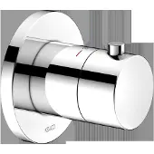 Keuco Thermostatarmatur IXMO 59553, rund, verchromt