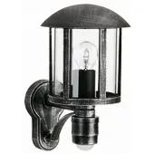 Albert 601836 Wandleuchte Typ Nr. 1836 - Farbe: schwarz-Silber, mit BWM für 1 x Lampe, E27