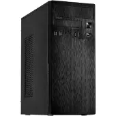 Inter-Tech IT-2812 Business, Midi Tower, PC, Schwarz, ATX, micro ATX, Mini-ITX, Heimbüro, 14 cm
