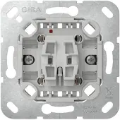 Gira 315600, Wippschalter, 1P, Chrom, Grau, Wand, 250 V, 10 A