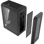 XPG VALOR AIR PLUS MID-TOWER-GEHÄUSE Schwarz, Midi Tower, PC, Schwarz, ATX, micro ATX, Mini-ITX, SPCC, 16 cm