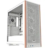 Thermaltake S370 WS Snow, Midi Tower, PC, Weiß, ATX, EATX, micro ATX, Mini-ITX, SPCC, Gehärtetes Glas, Gaming