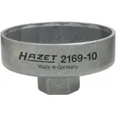 Hazet Ölfilter-Schlüssel Vierkant 10 mm (3/8 Zoll) Außen 14-kant für Mazda 3 - 2169-10