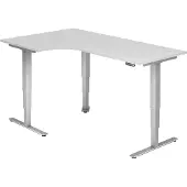 Hjh OFFICE PRO XDSM 82 S - Weiß 200 x 120 elektrisch höhenverstellbar