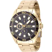 Invicta Pro Diver 47578 Herren uhr - Wasserdicht - Analog - Quarzuhrwerk - Edelstahl mit grauen zifferblat - 46mm