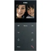 Giersiepen 123928 Wohnungsstation Video AP Plus System 55 Anthrazit