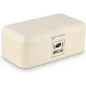 Relaxdays Retro Brotkasten mit Deckel & Griff