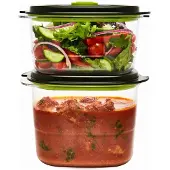 Foodsaver JC025X, Set, Rechteckig, Schwarz, Transparent, Kunststoff, 700 ml, 1200 ml