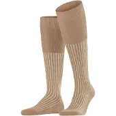 Falke Socken Herren Oxford Stripe Kneehigh Camel-Schuhgröße 43 - 44