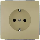 Siemens 5UB1855-0MG01 DELTA style SCHUKO-Steckdose mit erhöhtem Berührungsschutz, gold 5UB18550MG01
