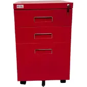 Jet-Line Rollcontainer PAUL rot Rollschrank Bürocontainer knock-down