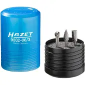 Hazet Hartmetall Frässtift-Satz, 6 mm, 3-teilig - 9032-06/3