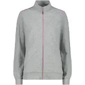 CMP Damen Sweatshirt Woman Sweat 32D8006M-89UL 36 - Grigio Mel.-P.Fluo - 36