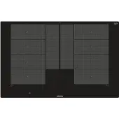 Siemens EX801LYC1E, Schwarz, Integriert, Zonen-Induktionskochfeld, Glaskeramik, 4 Zone(n), 4 Zone(n)