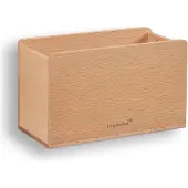 Legamaster Whiteboard-Zubehörhalter WOODEN, magnetisch, Tragkraft bis 400 g, B 150 x T 71 x H 90 mm, Buchenholz, lackiert