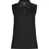 CMP Woman Polo Sleeveless nero-graffite (96UG) 36