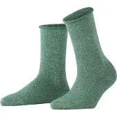 Falke Shiny Damen Socken, 35-38, Grün, Uni